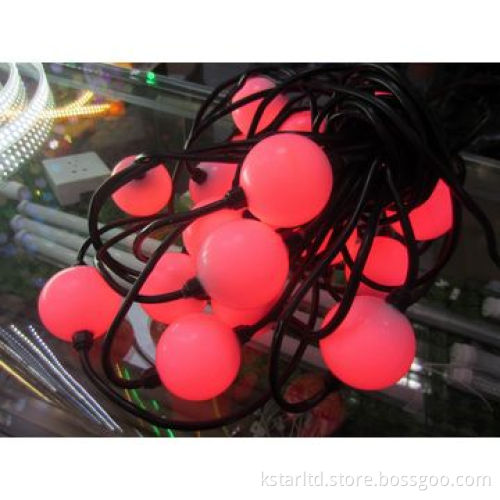 50mm RGB Color Changing Ball String Lights, 10m, w/ 40 Balls, Controller, for Indoor and Outdoor Use